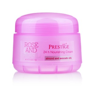 Подхранващ крем за лице с българска роза Rose & Pearl - Rosa Impex